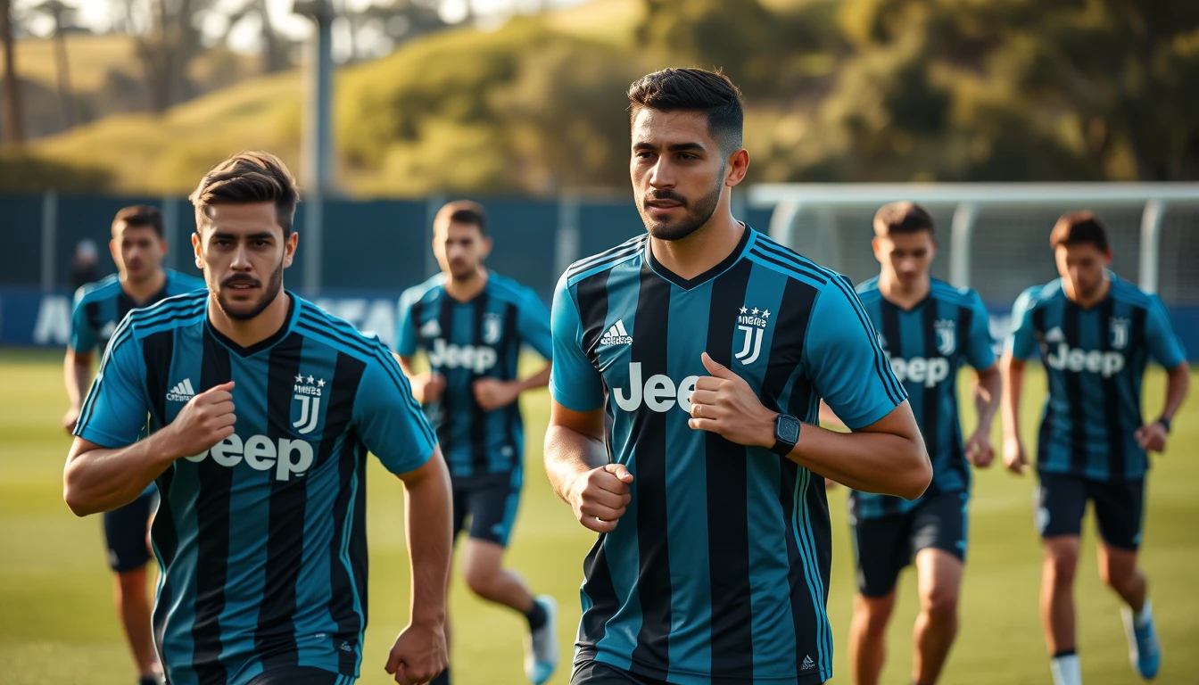 Bastidores: o último treino da Juventus em Perth